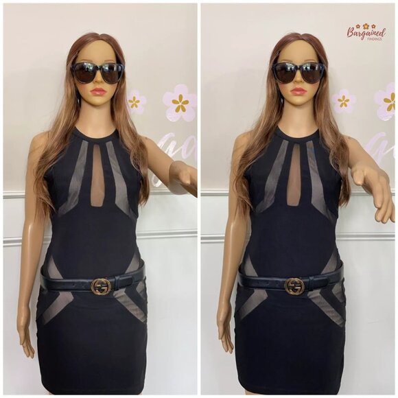 Authentic Gucci Pink Calfskin Leather Gold Interlocking G Buckle Belt 80/32 - Picture 4 of 12